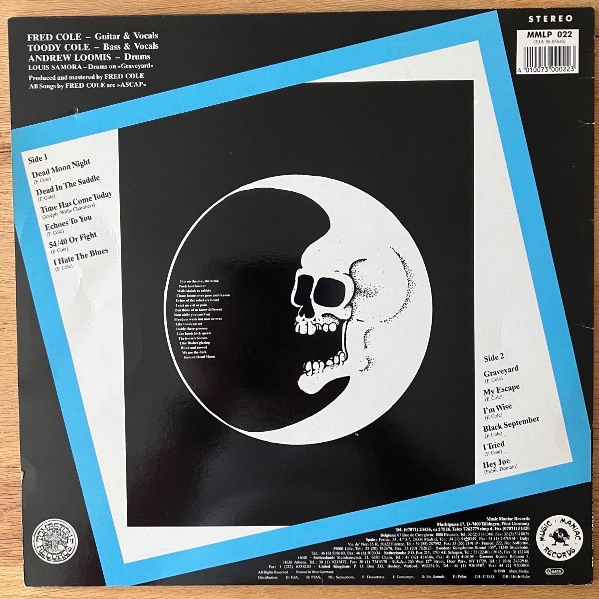 Schallplatten: Dead Moon - Dead Moon Night / 1. D-Press. 1980 - TOP – Gebraucht aus Gais von soundcave57 1