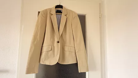 Blazer Massimo Dutti beige taille 36 