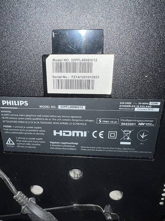 Philips Appareils TV: Philips TV 32 Zoll – D'occasion à Reiden par Derbi50 1