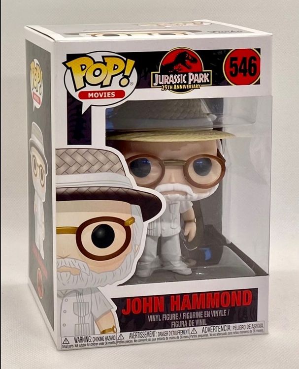 Pop Funko Jurassic Park – John Hammond #546 – Vinyle – Occasion