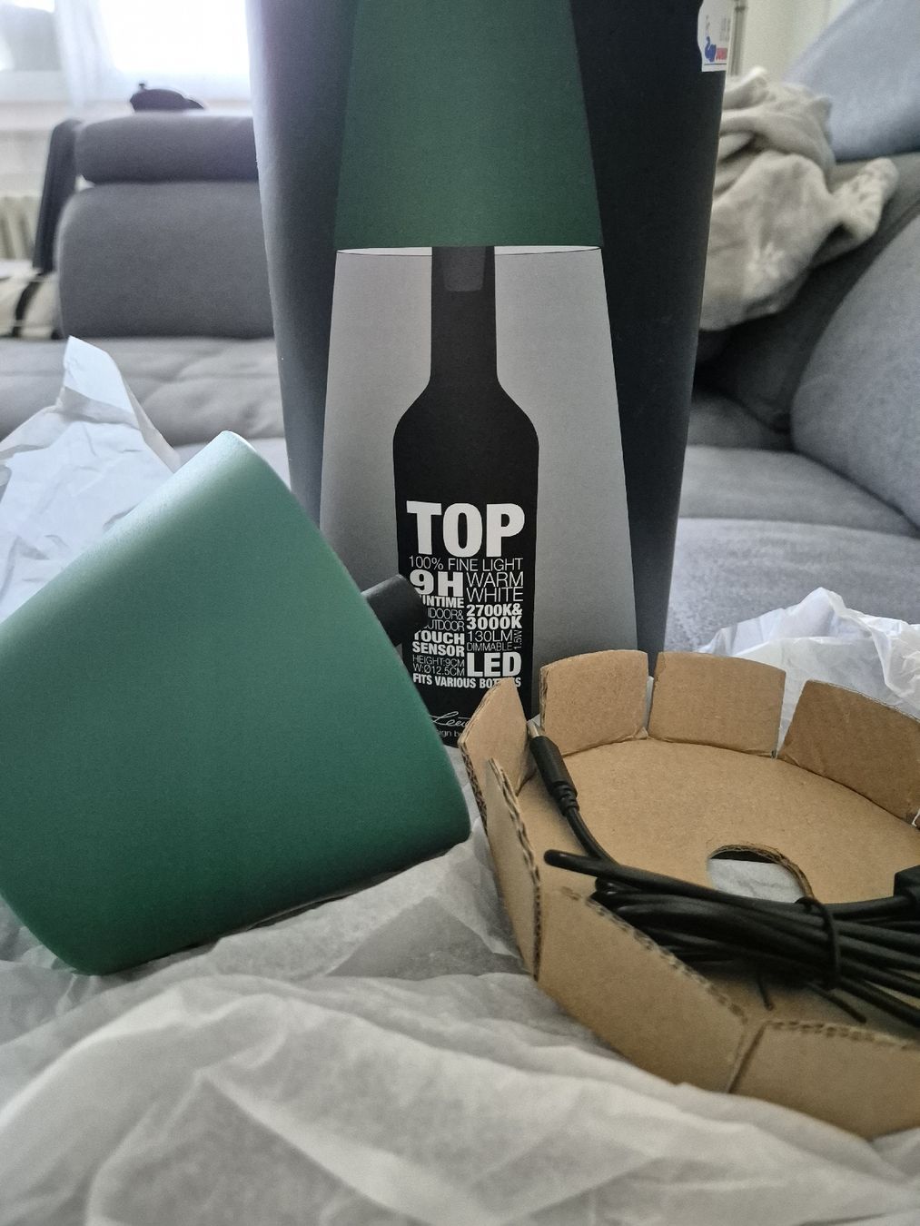 Lampade: Lampe für Flasche – Nuovo e nell'imballaggio originale da Riehen venduto da Vaniisha13 2