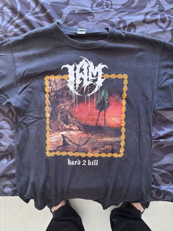 T-Shirt I Am Hard 2 Kill schwarz Grösse L guter Zustand
