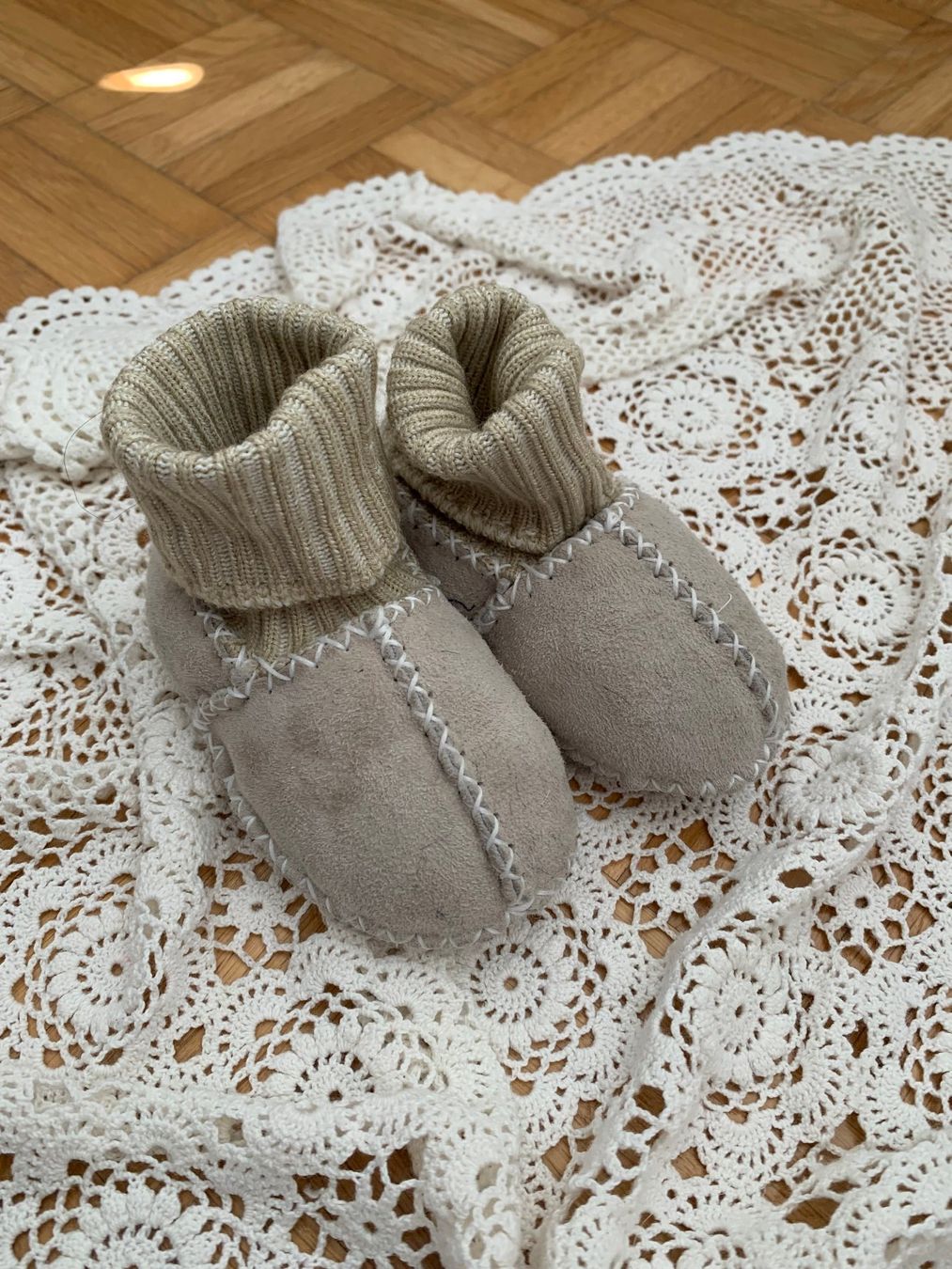 Scarpe per ragazzi: Chaussons Lamfell Gr.20 ( 1 ans) – Nuovo (secondo la descrizione) da Moutier venduto da chDuplessy