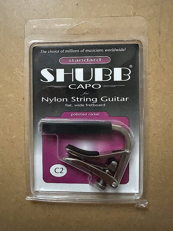 Strumenti musicali: Kapodaster - Shubb Capo C2 – Nuovo e nell'imballaggio originale da Pfeffingen venduto da Aglassofwine 1