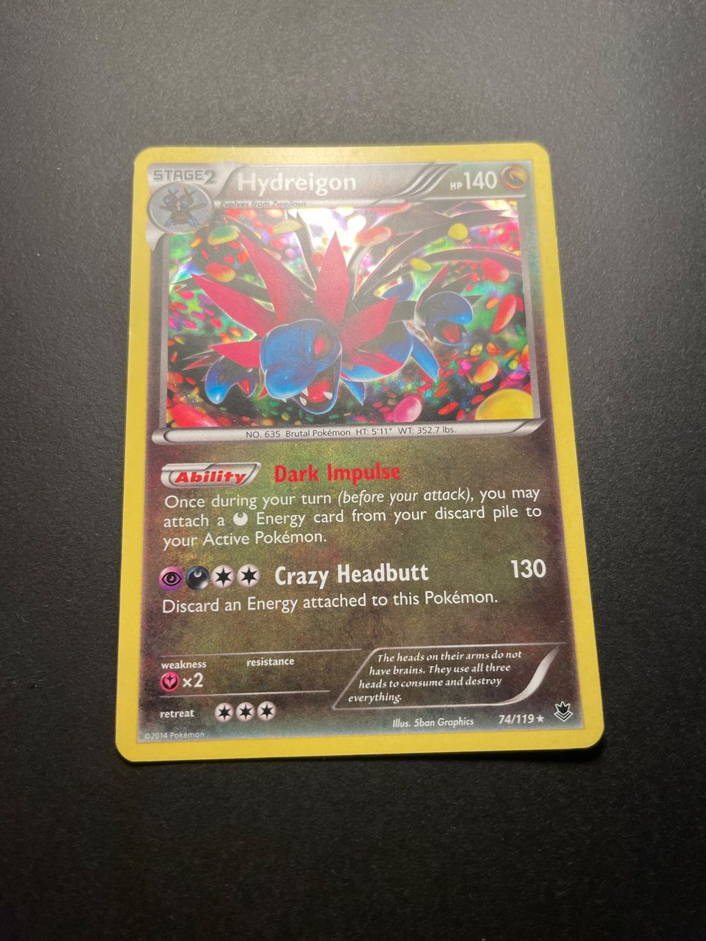 Pokémon Carte collezionabili: Hydreigon 74/119 XY - Phantom Forces Cosmos Holo – Usato da Zürich venduto da pokemon_cards