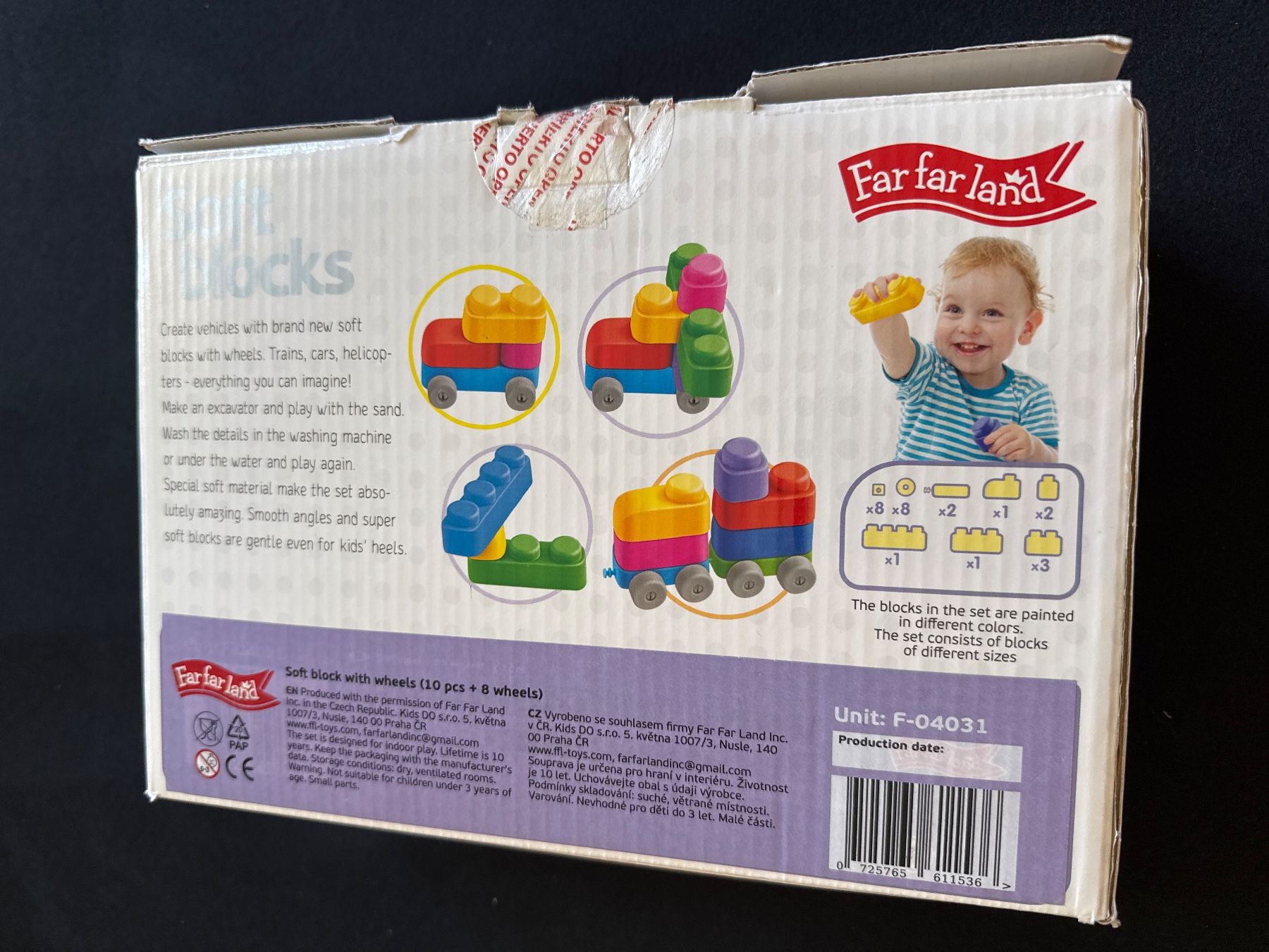 Giocattoli: FAR FAR LAND Soft Blocks 10 Stück – Nuovo e nell'imballaggio originale da Horgen venduto da CS75 1