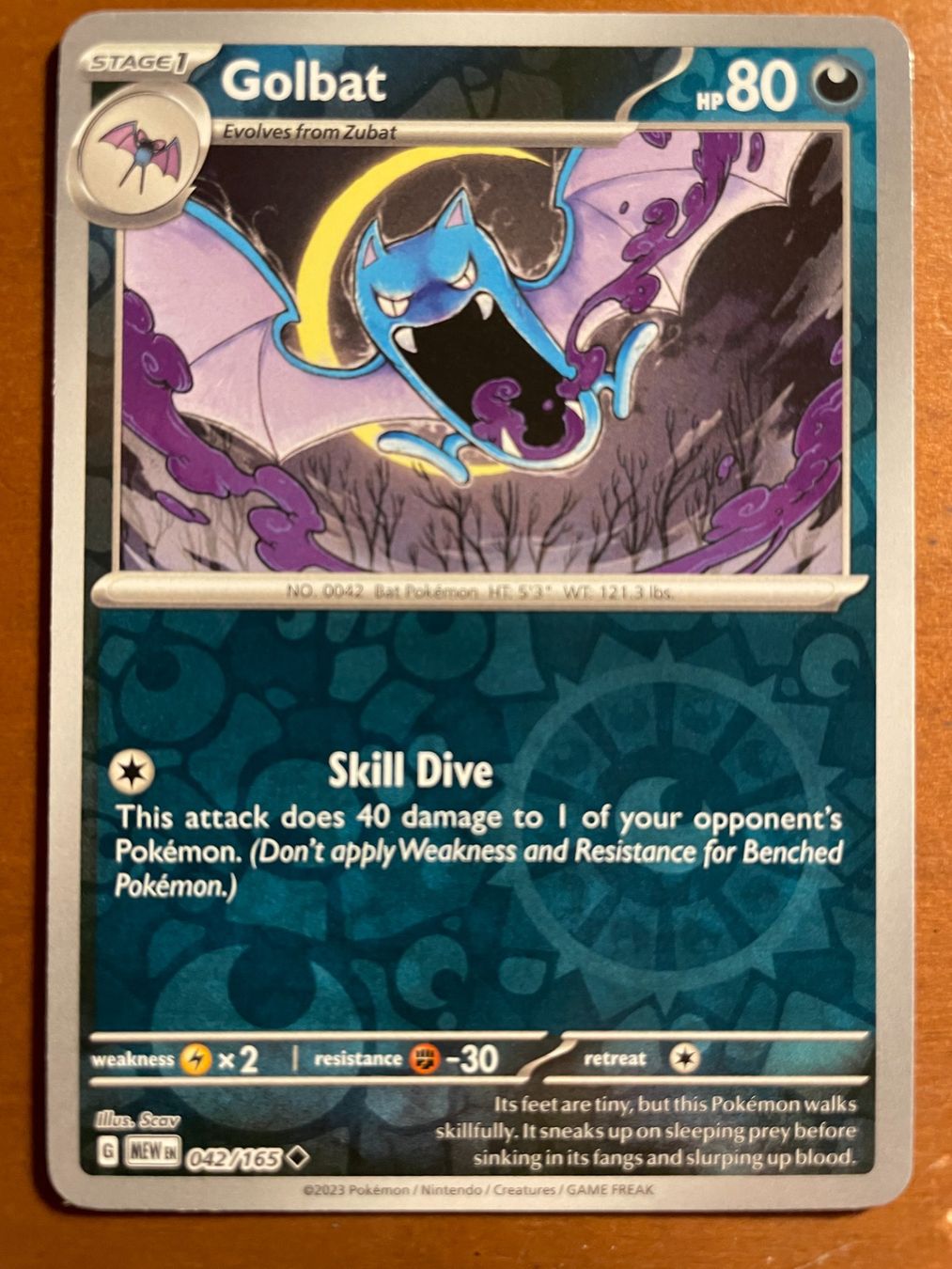 Pokémon Carte collezionabili: Pokemon Golbat Reverse (Versand gratis) – Nuovo (secondo la descrizione) da Chur venduto da Angerson