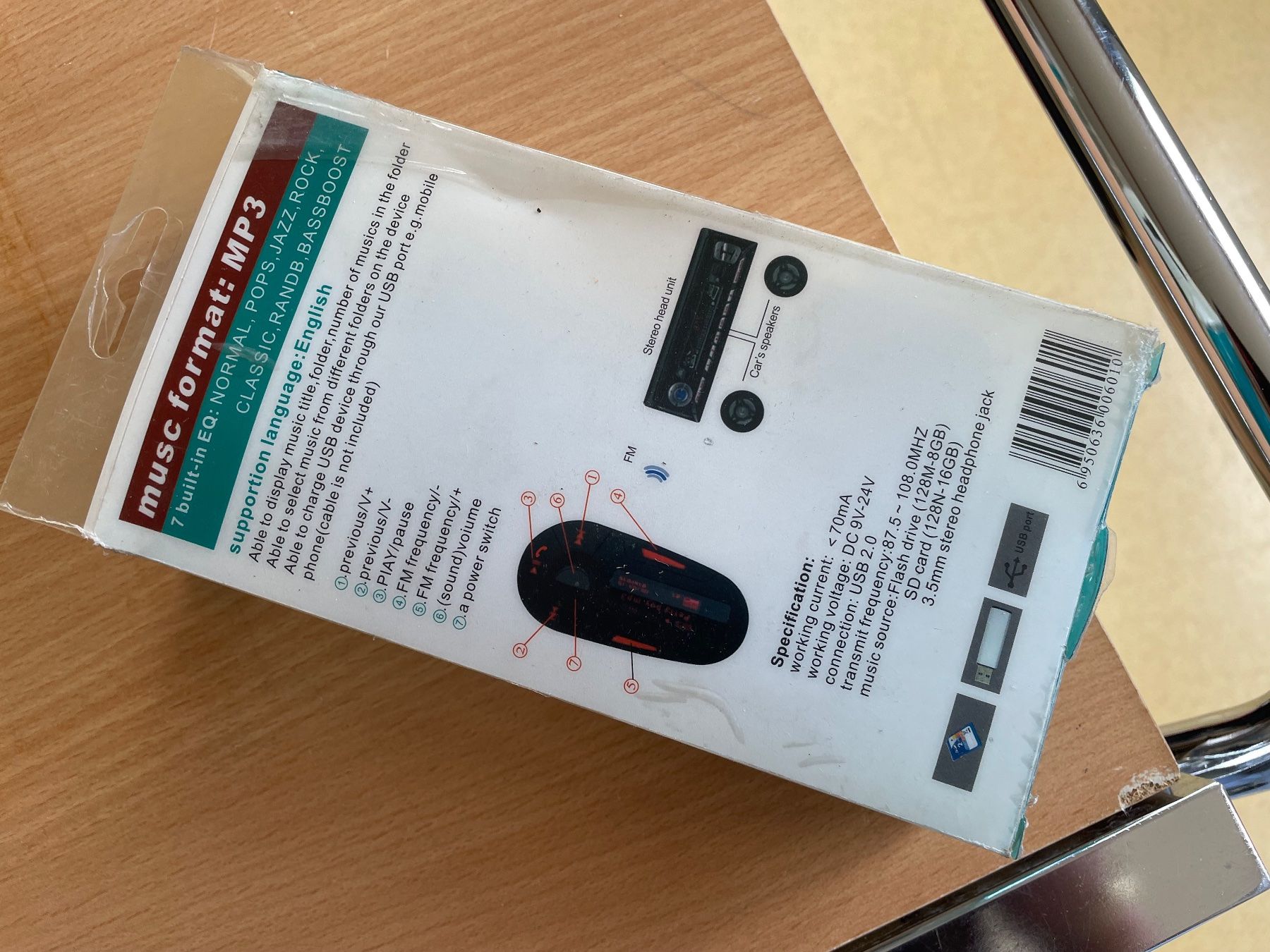 Lettore multimediale portatile: Universaler MP3 Player – Nuovo e nell'imballaggio originale da Rietheim venduto da Ggl