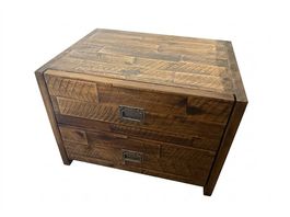 Nachttisch CALI  Industrial Mood in Akazie Vintage Brown