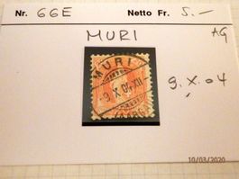 ZNr.66E, Vollstempel, MURI  9. X. 04