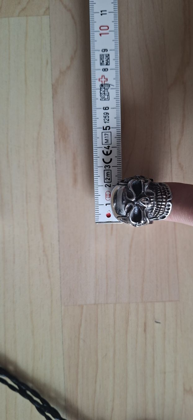 Altri gioielli: Herren Schmuck Edelstahl Leder Skull – Usato da Bern venduto da Stalino 2
