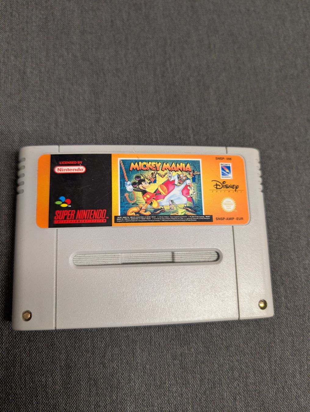 Giochi: Mickey Mania super Nintendo – Usato da Giubiasco venduto da Ticinerd