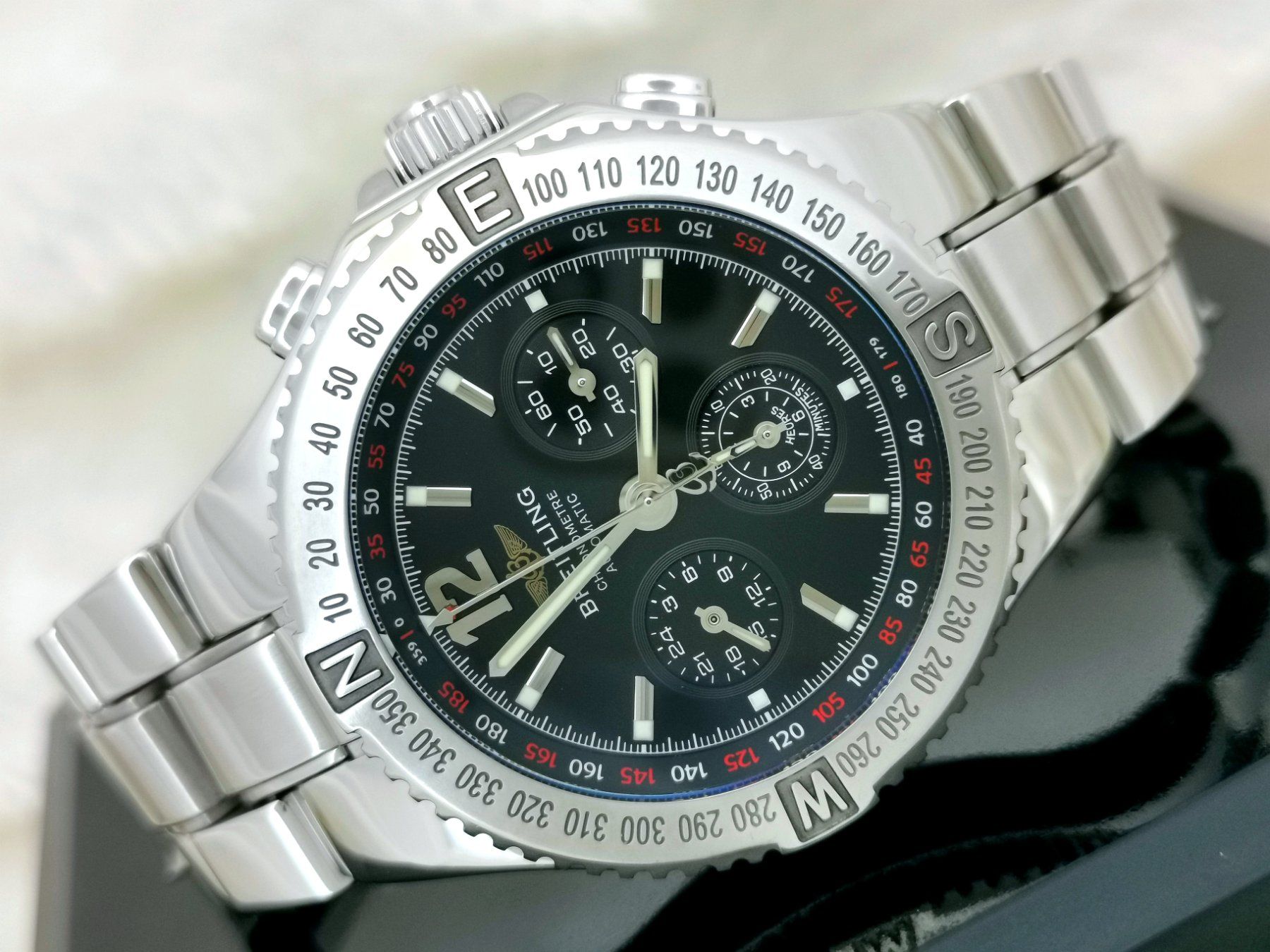 Breitling Orologi: Breitling Hercules neuwertig Full Set ref.A39362 – Nuovo (secondo la descrizione) da Nottwil venduto da Kaufen003 1