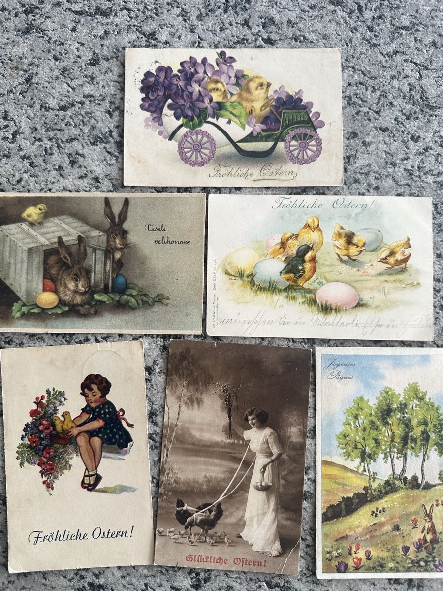 Cartoline postali: 6 Osterkarten – Usato da Wettingen venduto da Phibras