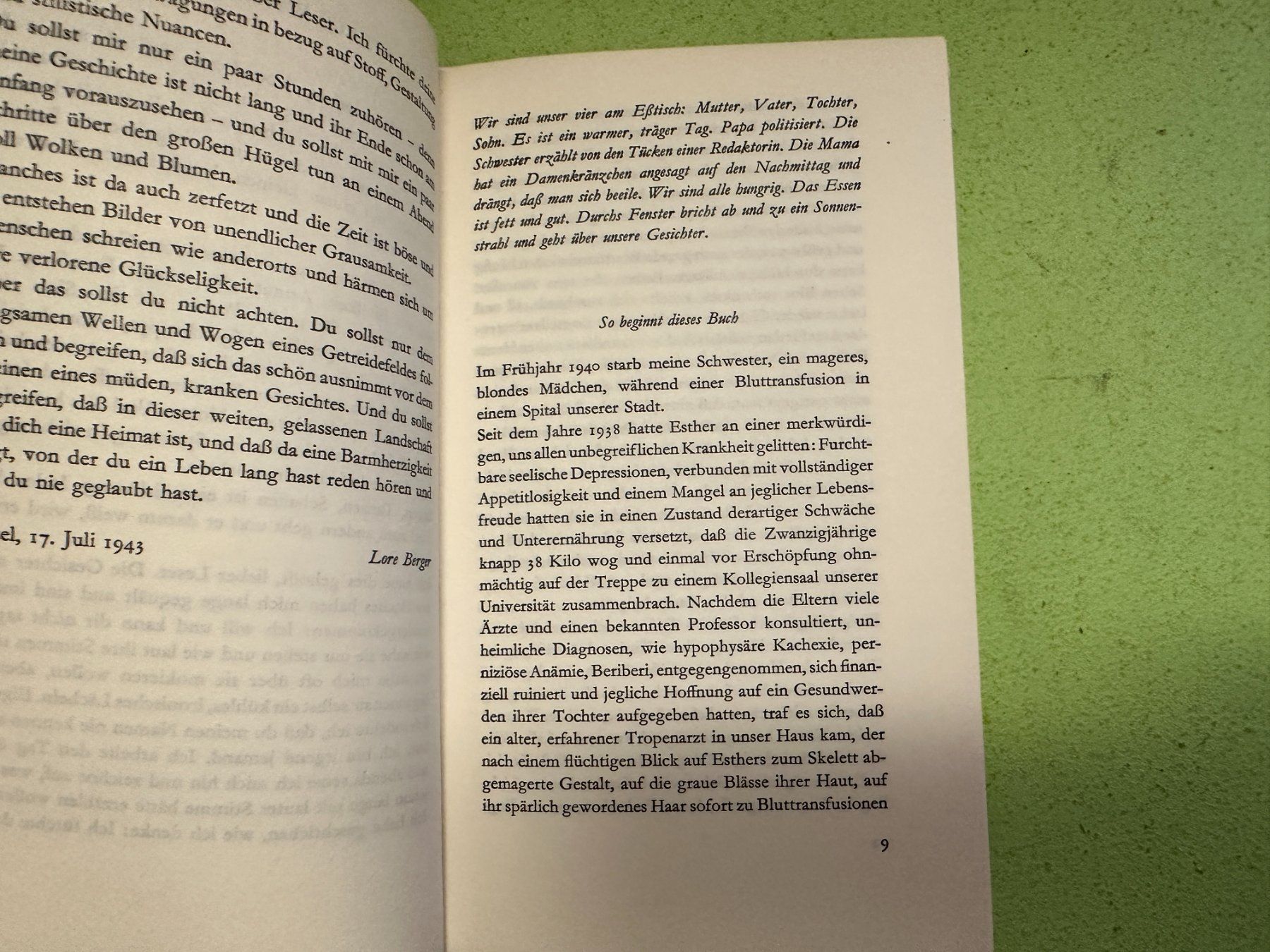 Libri: Lore Berger: Der barmherzige Hügel. – Usato da Zürich venduto da allp 5