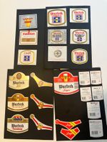 Etiketten Warteck Bier Basel