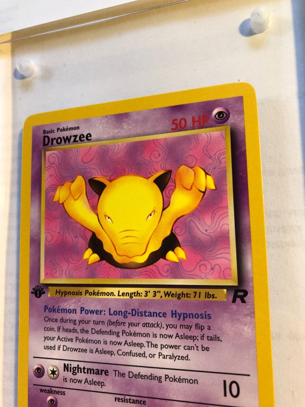 Cartes à collectionner: Drowzee 1st Team Rocket - MINT - ab 1.- – D'occasion à Giubiasco par dan_pr8b 3