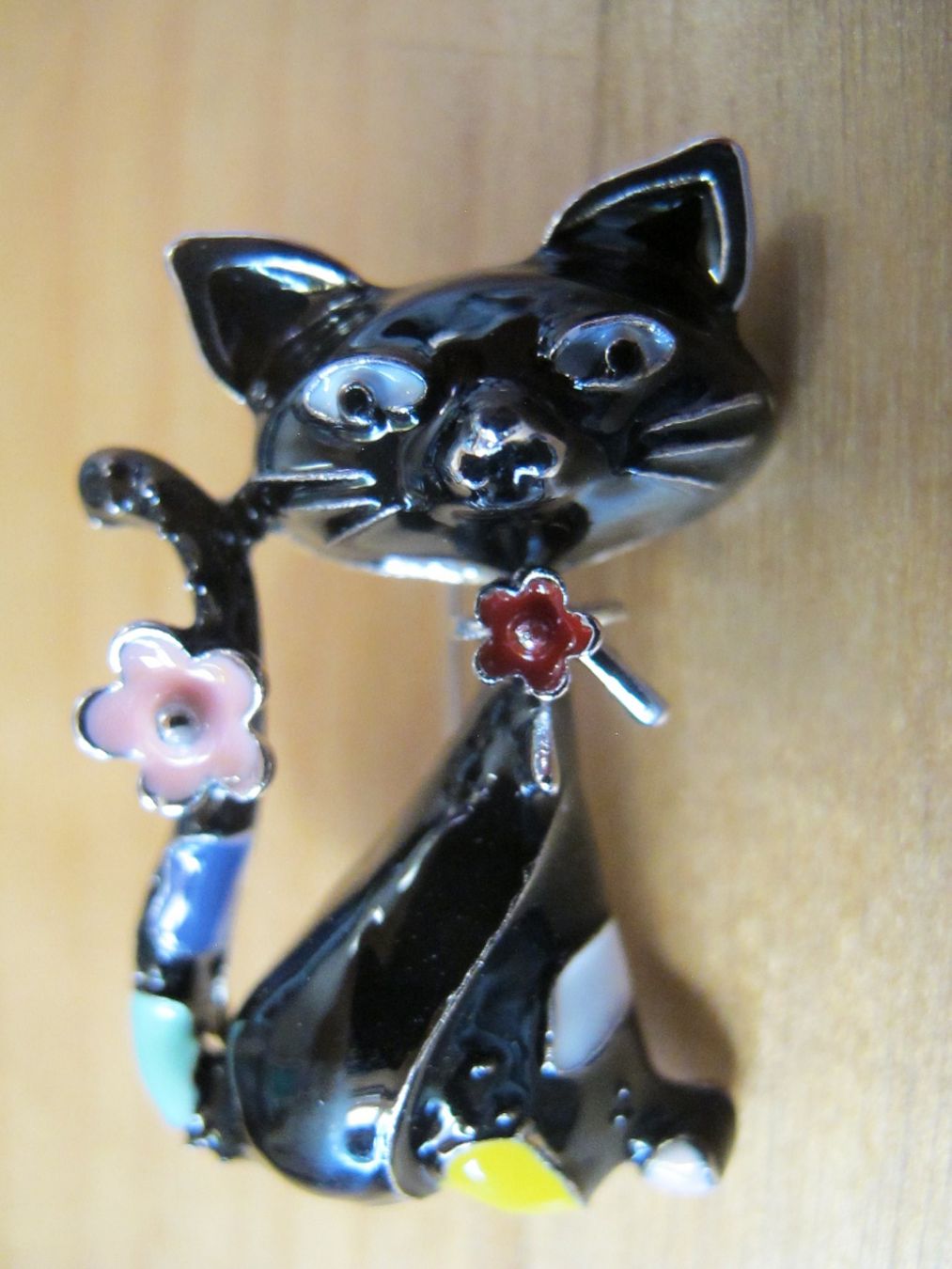 Spille & Fermagli: Süsse Vintage Katzen Brosche farbig – Nuovo (secondo la descrizione) da Löhningen venduto da Chimae67 4