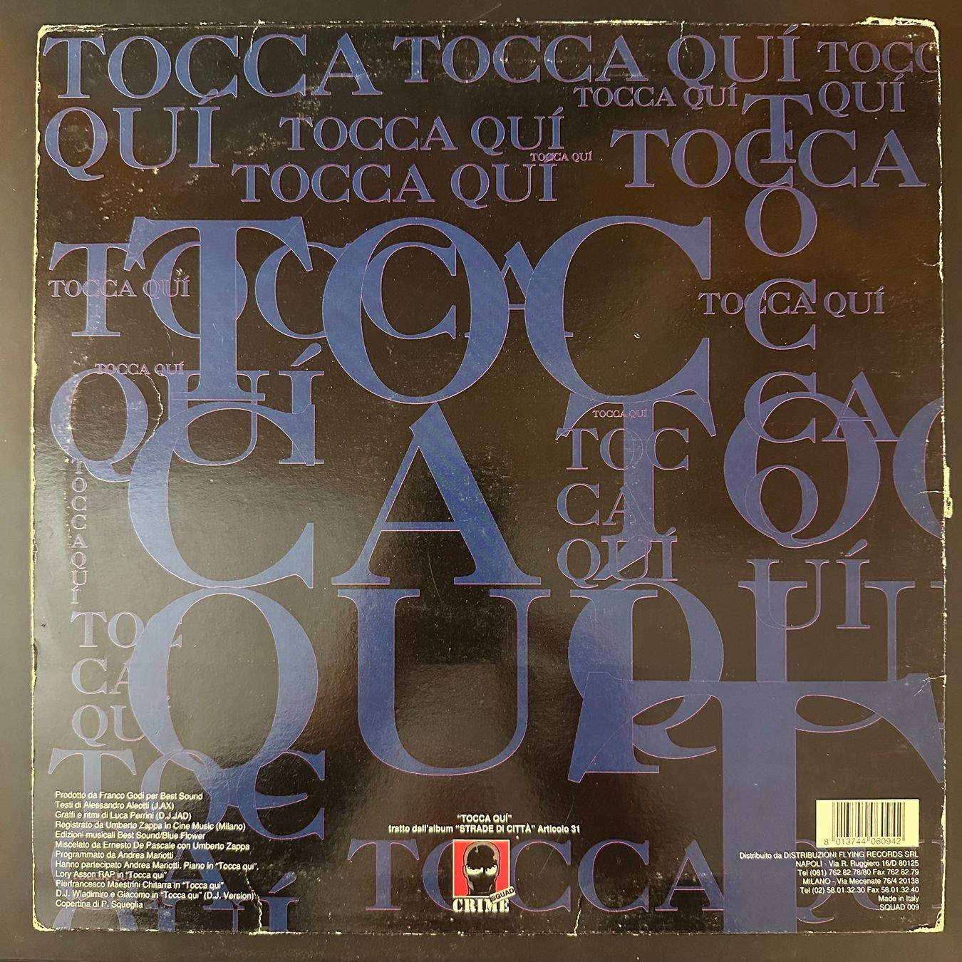 Schallplatten: Articolo 31 - Tocca Qui Maxi Single 12'' – Gebraucht aus Viganello von md__2rd2 1