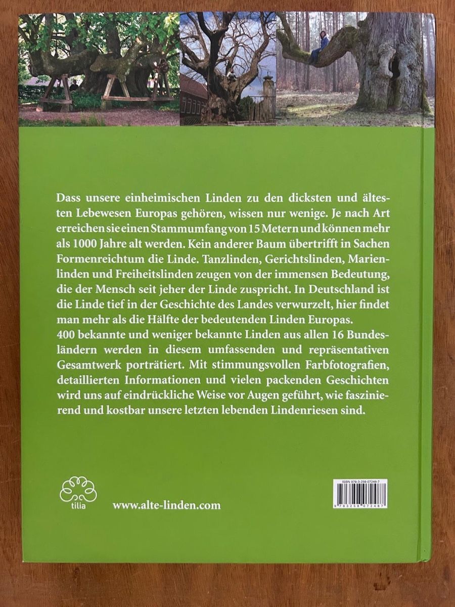 Libri: Bedeutende Linden 400 Baumriesen Deutschlands – Usato da Zürich venduto da WWehrle 1
