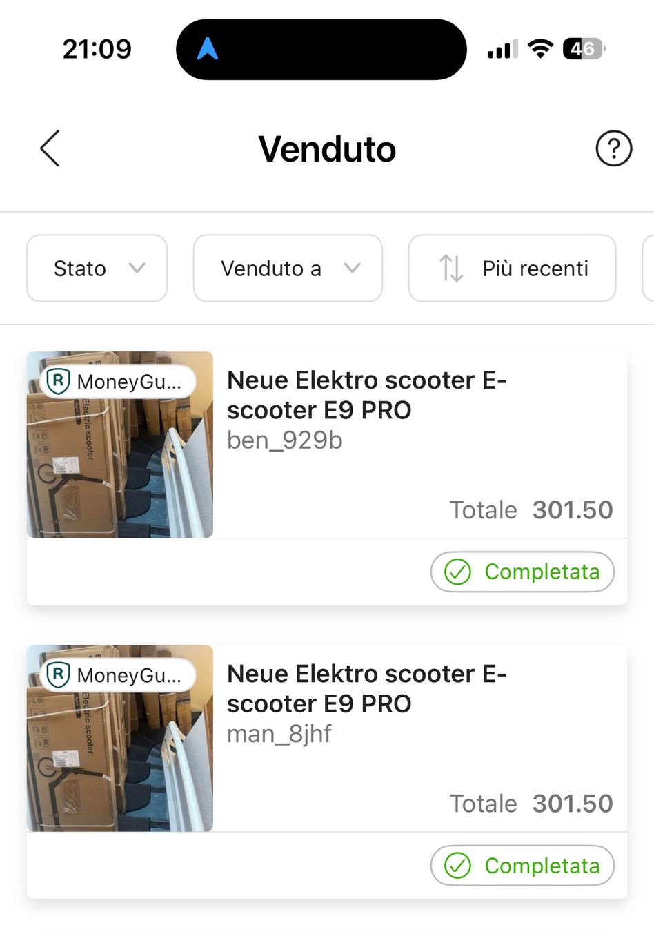 Kickboard: Neue Elektro scooter E-scooter E9 PRO bluetooth – Nuovo e nell'imballaggio originale da Rothenthurm venduto da _LunisStore_ 9