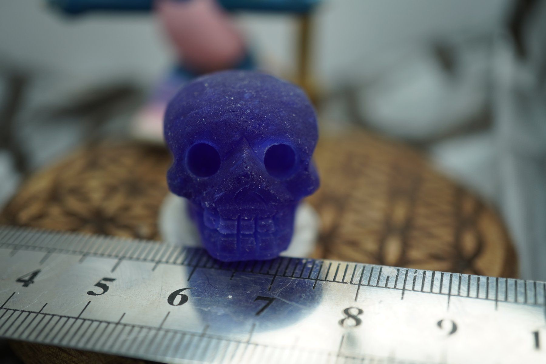 Minerali & Pietre curative: Skull Blau Unbekannt     Ab 1.- – Nuovo e nell'imballaggio originale da Eschenbach SG venduto da topstone 3