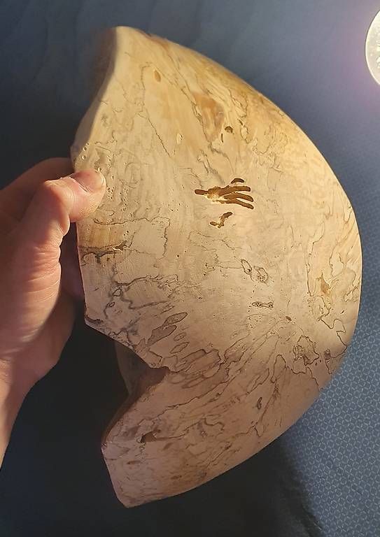 Articoli in legno: Grosse Birkenschale gestockt – Usato da Grüsch venduto da lar_dxr7 1