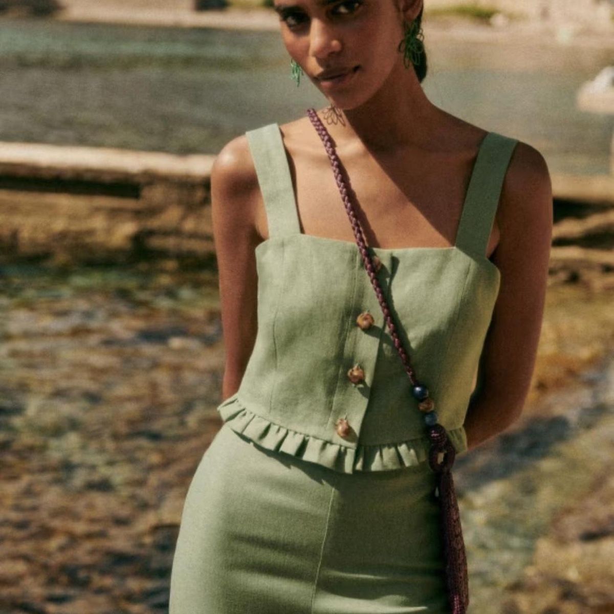 Sezane Camicette: Sézane Top/Bluse – Nuovo (secondo la descrizione) da Wetzikon ZH venduto da Anett04