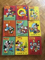 Lot de 9 Albums reliés Le Journal de Mickey (N° 53 à 80)