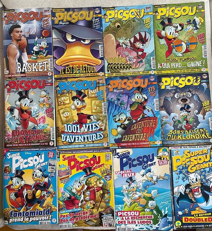 Comics: 48 magazines Picsou, Mickey, Fantomiald – Gebraucht aus Neuchâtel von sar_j99n 2