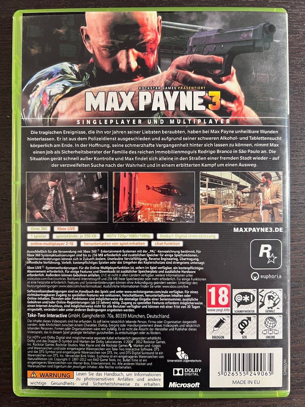 Microsoft Giochi: Max Payne 3 – Usato da Zürich venduto da GameFreunde 1