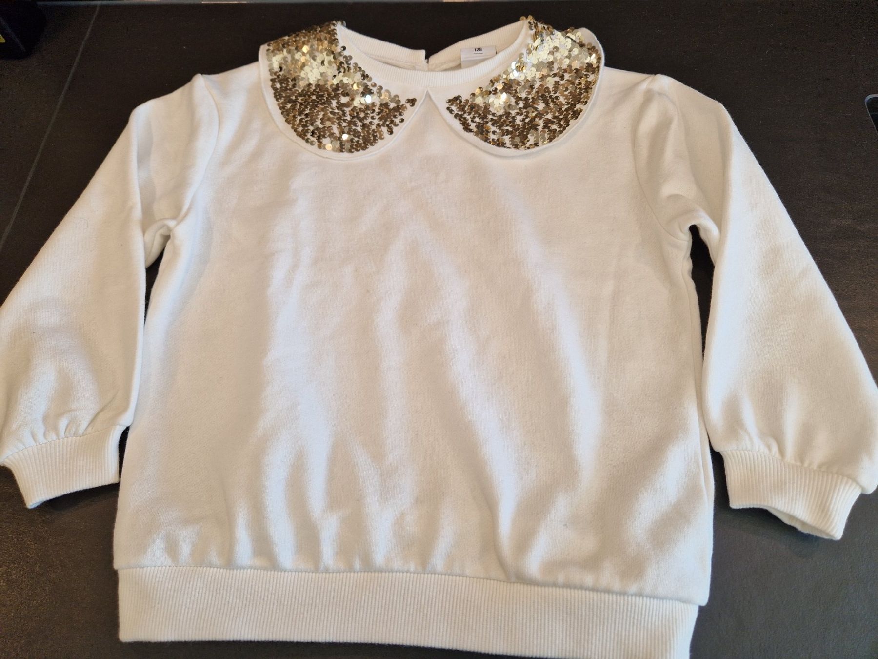 Maglioni & Felpe: Sweatshirt, Gr. 128 mit Pailletten, Pullover, Fleece, Bluse – Nuovo (secondo la descrizione) da Arlesheim venduto da Vera6 1