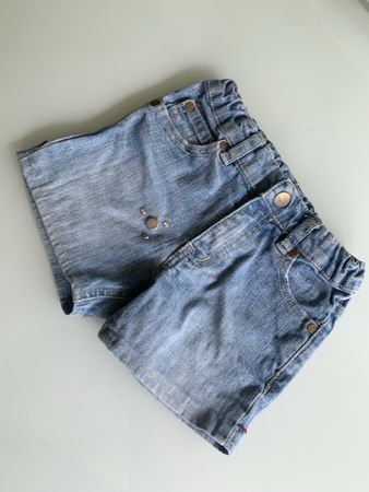 Coole Jeans Shorts mit Gummizug, Grösse 80