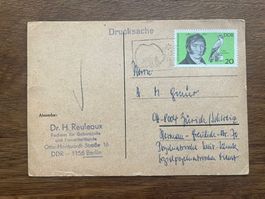 Alte Ansichtskarte DDR, Berlin, 1980 Tierpark Berlin Stempel