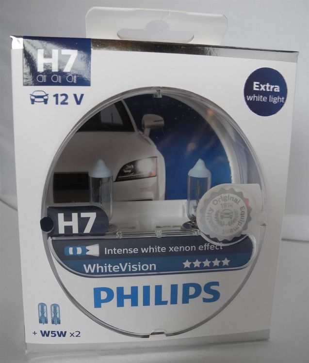 Philips WhiteVision H7,Extra white light (Neu und originalverpackt) in ...