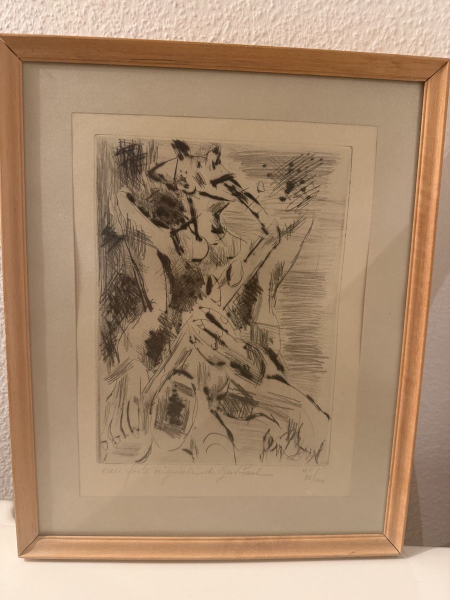 Grafica & Litografie: Eau-forte originale de Gen Paul numérotée et signée – Usato da Lausanne venduto da Pascal9999