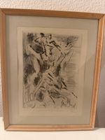 Eau-forte originale de Gen Paul numérotée et signée