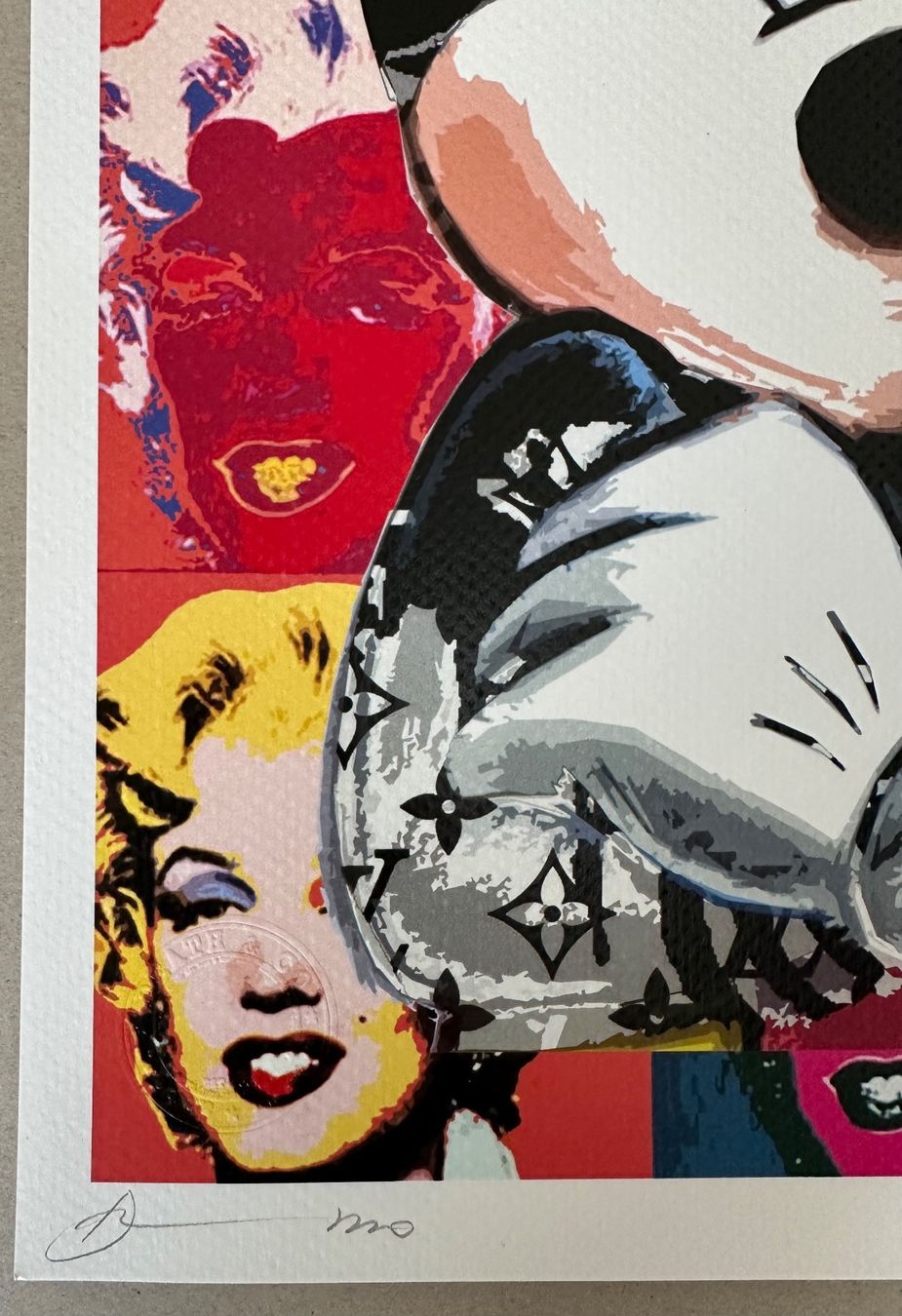 Poster & Bilder: Death: Monroe Angry Mickey, signiert – Neu (gemäss Beschreibung) aus Meilen von Smgdesign 1
