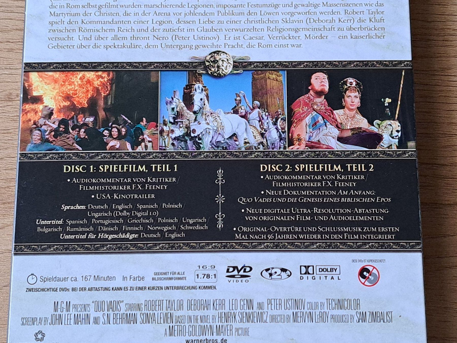 Tutti i DVDs: DVD Quo Vadis, 2-Disc Special Edition mit extra Schuber – Usato da Unterseen venduto da Kanica 3