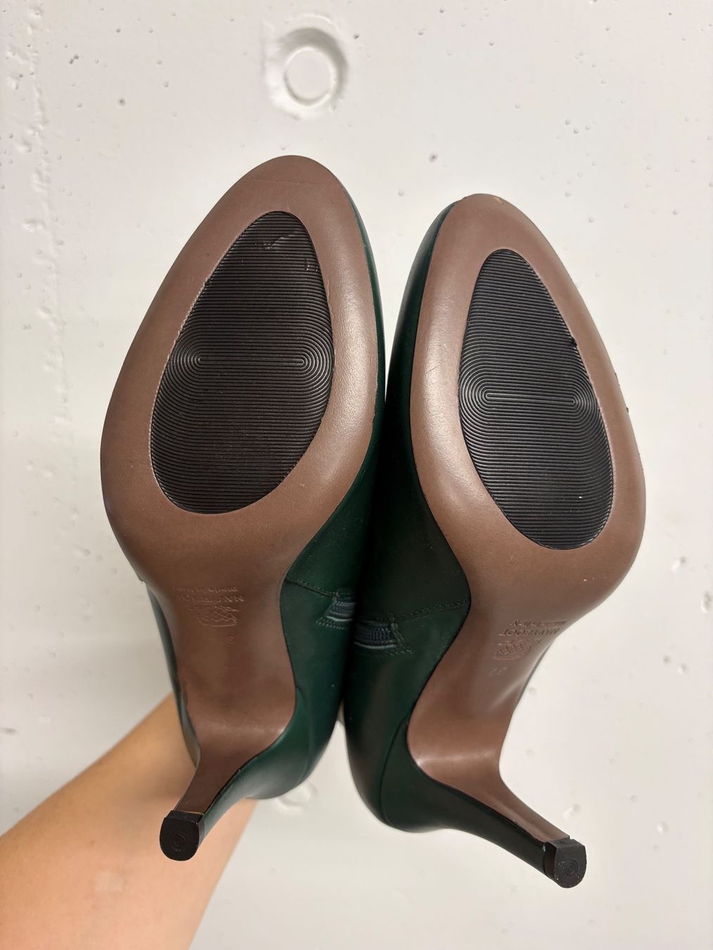 Navyboot Scarpe da donna: Navyboot Stiefelette Gr. 37 Leder grün Ankle Boots – Nuovo (secondo la descrizione) da Regensdorf venduto da secondchancefashion 5
