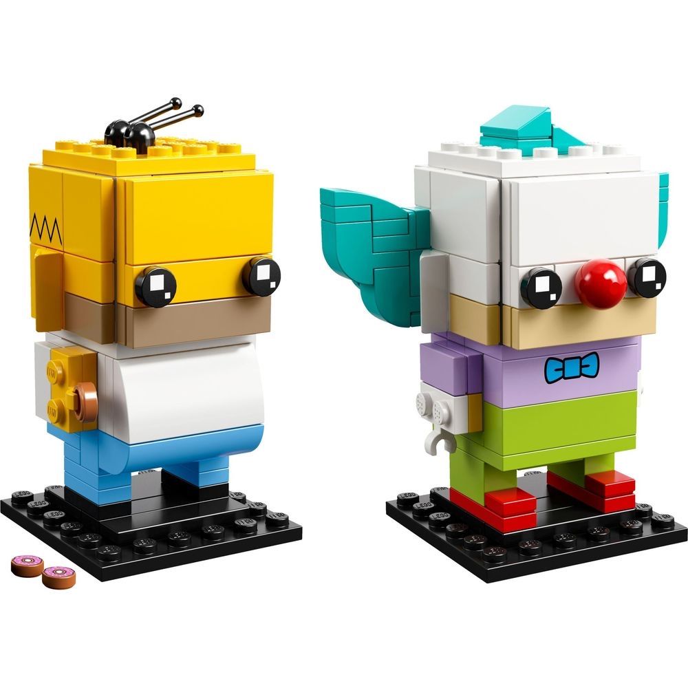 Lego Baukästen: Lego BrickHeadz 41632 - Homer Simpson & Krusty the Clown EOL – Neu und originalverpackt aus Kloten von Warehouse81 4