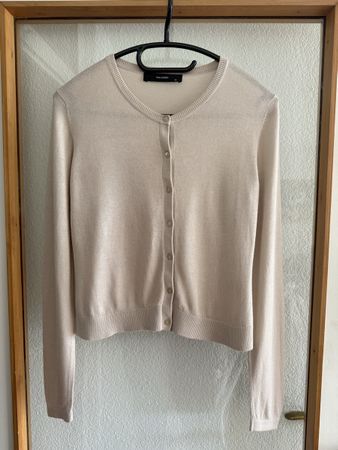 NEU Hallhuber Strickjacke, beige, Gr. XS