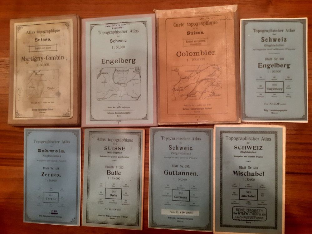 Lot De Cartes Topographiques Anciennes – France Et étranger – Militaires Et Autres, Années 1910