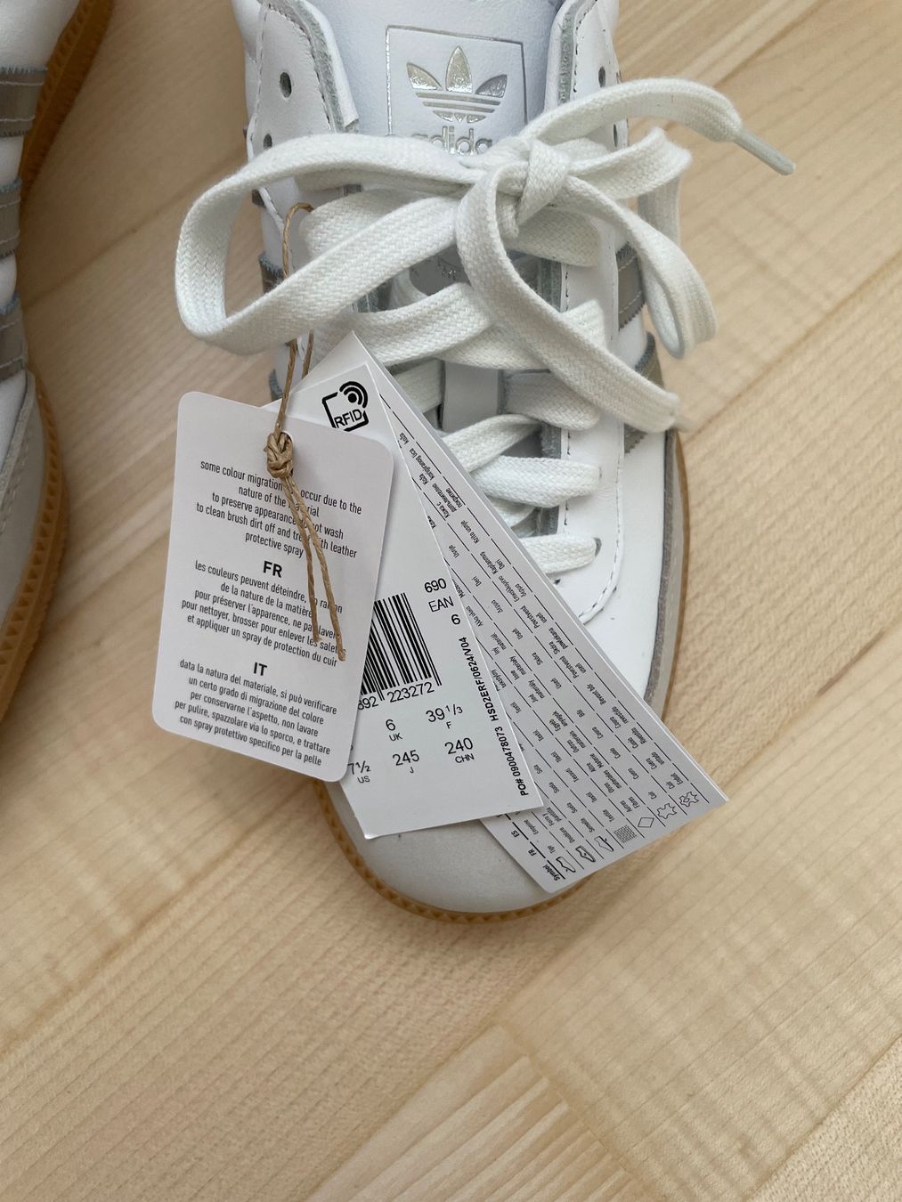 Adidas Scarpe da donna: ADIDAS Sambas weiss/silber – Nuovo e nell'imballaggio originale da Baar venduto da Beneman 5