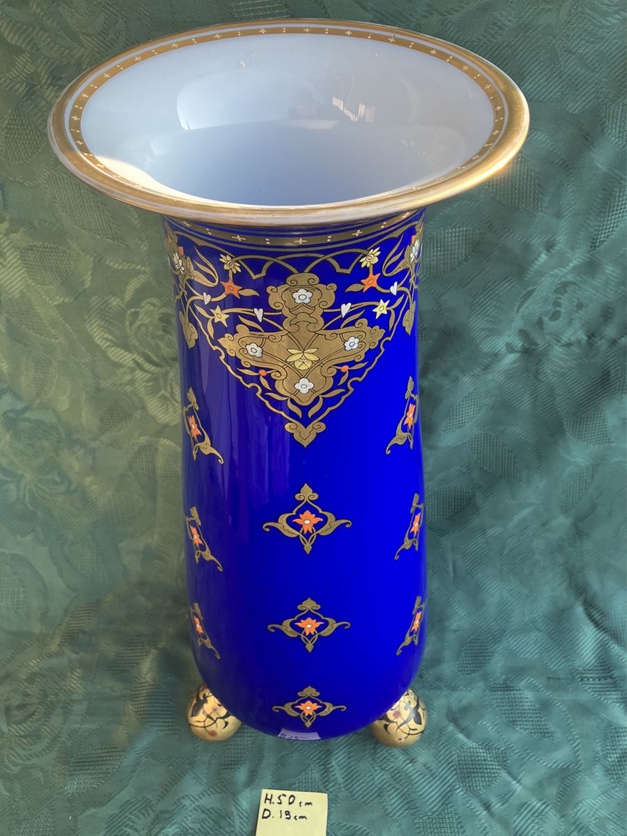Vasen & Gefässe: Antik Vase Opalin um1880  – Gebraucht aus Zürich von Artnuvo 8