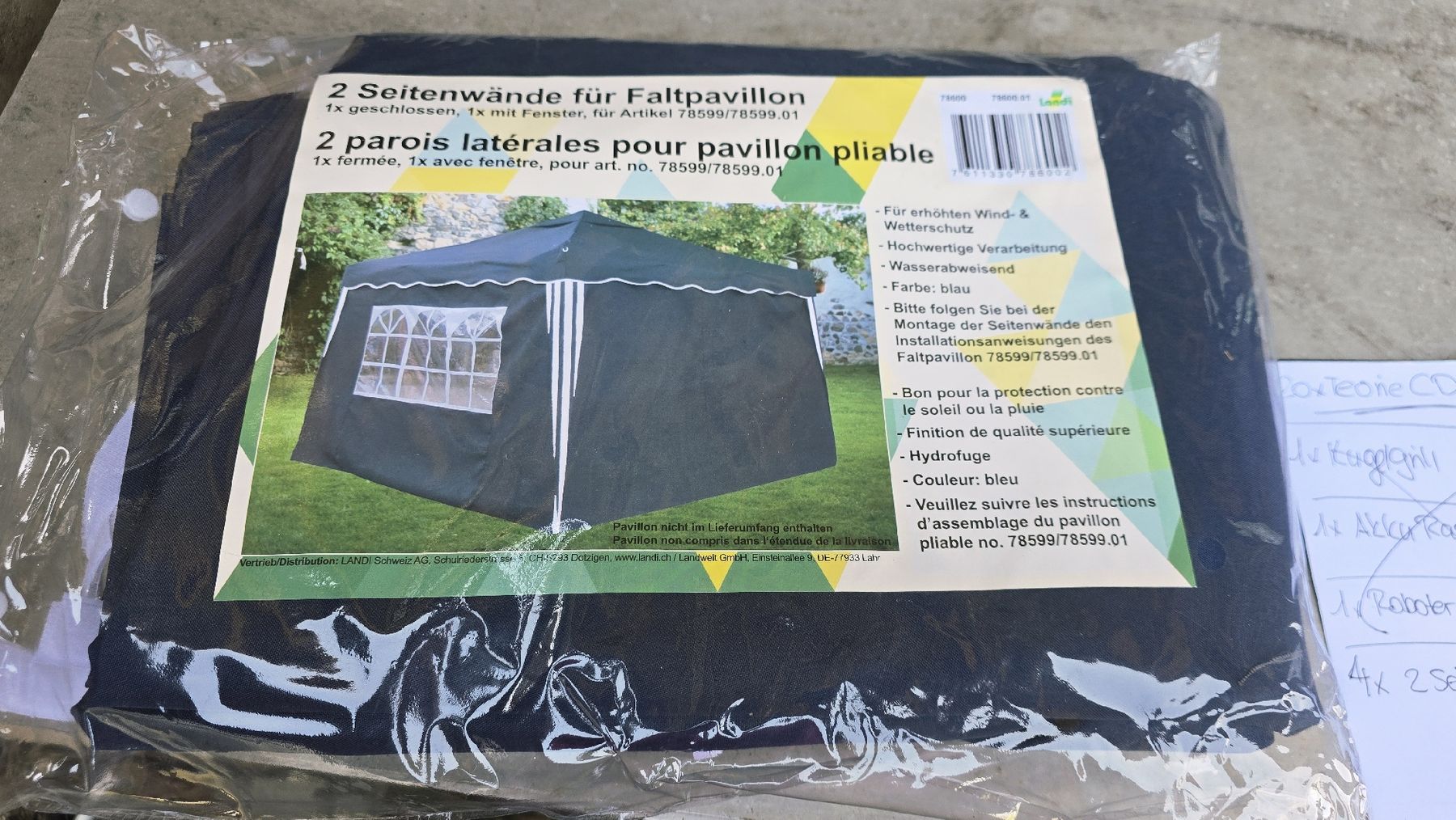 Tende & Padiglioni: Faltpavillon Seitenwände, 2 Stk., Neu – Nuovo e nell'imballaggio originale da Dussnang venduto da Priska2285