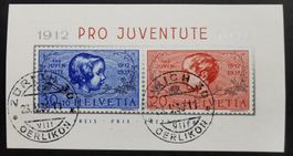 TR91 Timbre Bloc Suisse 1938 - Zurich