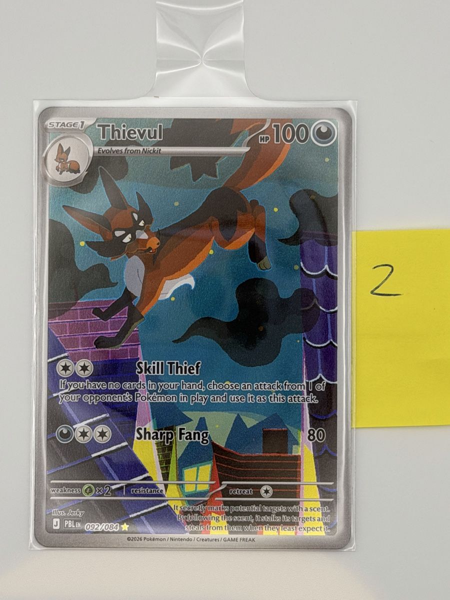 Pokémon Carte collezionabili: Pokémon Thievul 092/084 – Nuovo (secondo la descrizione) da Uster venduto da CDM96