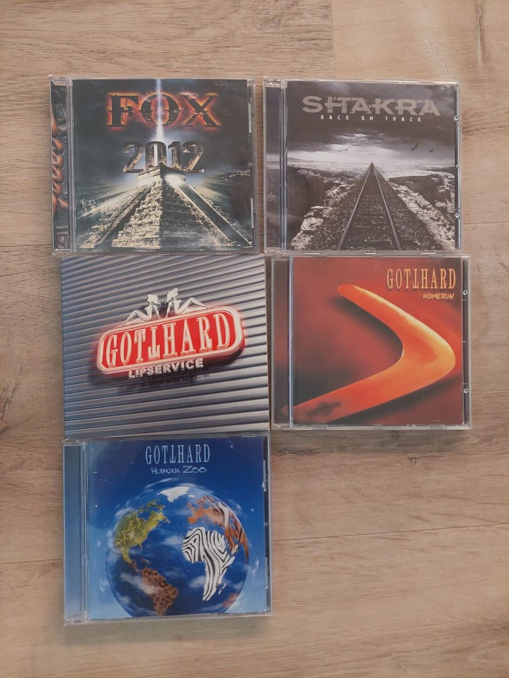 CDs: CDs: Gothard, Fox 2012, Shakra - – Gebraucht aus St. Moritz von simu3082