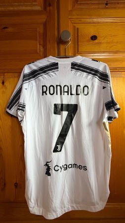 Cristiano Ronaldo Juventus saison 2020/2021 home authentic L